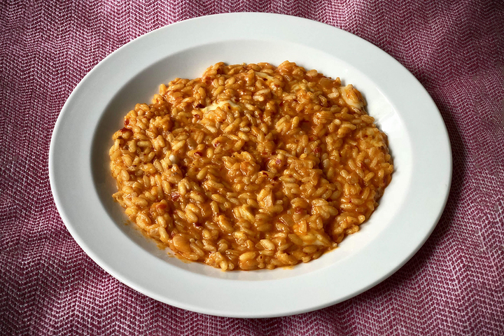 Ricette calabresi: risotto con ‘nduja e provola affumicata