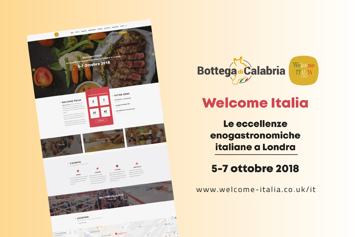 Bottega di Calabria a Londra per Welcome Italia 2018